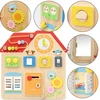 Viga Toys Medinė Montessori lavinamoji lentelė Atradimų ir mokymosi namelis VIGA