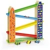 Viga Toys Viga medinė automobilių trasa City 4 automobiliai