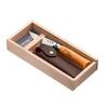 Kišeninis peilis OPINEL Nr. 08 Carbon su dėklu medinėje dėžutėje