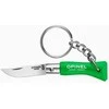 "Opinel Colorama 02 inox grab žalias" raktų pakabukas peilis
