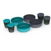 Sea To Summit DeltaLight Camp Set 4.4 (4 Bowls, 4 Mugs), Pacific Mėlyna/Pilkas
