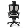 Unique Ergonomiška biuro kėdė su tinkleliu Wau 2 Mesh - Juoda/Snowy