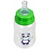 Akuku maitinimo buteliukas 125 ml su silikoniniu žinduku, žalia panda