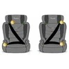 Automobilinė kėdutė Nukido Louis juoda - raudona, 15-36 kg ISOFIX