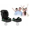 Automobilinė kėdutė Nukido Louis juoda 15-36 kg ISOFIX