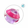 Baby Ono BabyOno neišsiliejantis puodelis minkštu snapeliu NATURAL NURSING, rožinis, 180 ml, 1456/02