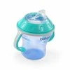 Baby Ono BabyOno neišsiliejantis puodelis minkštu snapeliu NATURAL NURSING, mėlynas, 180 ml, 1456/01