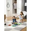 Didelis putplasčio kilimėlis, dėlionė Ricokids 120x120cm 4 vnt. baltos ir pilkos spalvos
