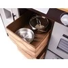 Ikonka Vaikiška medinė MDF virtuvėlė su priedais LOFT XXL 96cm