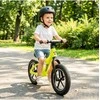 Malplay Balansinis dviratis vaikams nuo 2 metų, 12 colių, PU ratai, lengvi, 3,4kg, „Nylu Lemon“