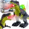 Malplay Interaktyvus T-rex dinozauras šviečia, riaumoja, vaikšto, kvėpuoja garais