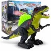 Malplay Interaktyvus T-rex dinozauras šviečia, riaumoja, vaikšto, kvėpuoja garais