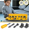 Malplay Konstruktorius- didelis mokyklinis autobusas su šviesa ir garsu, 48 el.