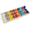 Malplay Lavinamoji Montessori medinė dėlionė, mokanti skaičiuoti 4in1