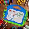 Malplay Magnetinė piešimo lenta 2 in1 su 3 antspaudais