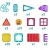 Malplay Magnetinis konstruktorius „Magnetic Tiles”, 77 detalių