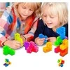 Malplay Magnetinių 3D kaladėlių dėlionė kubas su kortelėmis