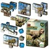 Malplay Magnetiniai 3D dėlionės kubeliai, dinozaurai, 16 detalių vaikams