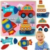 Malplay Medinė dėlionė Transporto priemonės 30 × 30 cm
