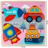 Malplay Medinė dėlionė Transporto priemonės 30 × 30 cm