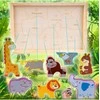 Malplay Medinė dėlionė Zoologijos sodo gyvūnai