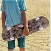 Malplay Medinė didelė riedlentė, ABEC-5 ratai, 100 kg
