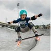 Malplay Medinė riedlentė su vienpusiu raštu, LED ratais, ABEC-7, 100 kg