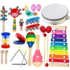 Malplay Medinis muzikos instrumentų rinkinys 18 dalių
