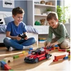 Malplay Nuotoliniu būdu valdomas automobilis su garų dūmais ir žibintais