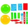 Malplay Plastilino rinkinys su ledų gaminimo aparatu ir 8 plastilino indeliais