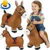 Malplay Pripučiamas guminis šokliukas Arkliukas su pompa