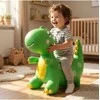 Malplay Pripučiamas guminis šokliukas Dinozauras su pompa, 49 cm