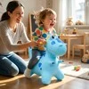 Malplay Pripučiamas guminis šokliukas Dinozauras su pompa, 48 cm