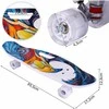 Malplay Riedlentė su rankena, LED ratais, ABEC-7, 65 cm