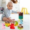 Malplay Sensorinės kaladėlės Pyramid Montessori Soft Creative, 12 vnt.