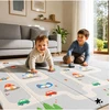 Malplay Sulankstomas dvipusis edukacinis putplasčio kilimėlis 150x180 XPE