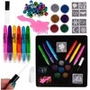 Malplay Tatuiruočių ir plaukų dažymo rinkinys „2in1 Beads“
