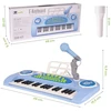 Malplay Vaikiškas pianinas 37 klavišų su mikrofonu, mėlynas, USB, MP3