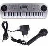 Malplay Vaikiškas pianinas su mikrofonu, 54 klavišai, sidabrinis