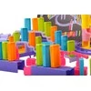 Malplay Žaislas Domino kaladėlės su platforma ir čiuožykla 158 vnt.