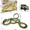 Malplay Žaislinė didelė automobilių trasa Dinozaurų parkas, 260 el.