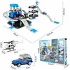 Malplay Žaislinė trasa - parkavimo komplektas + 6 metaliniai automobiliai ir sraigtasparnis