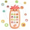 Malplay Žaislinis interaktyvus muzikinis telefonas Ananasas