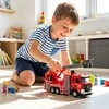 Malplay Žaislinis metalinis gaisrinės automobilis su šviesa ir garsu