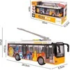 Malplay Žaislinis miesto autobusas su šviesa, garsu ir atsidarančiomis durimis
