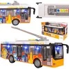 Malplay Žaislinis miesto autobusas su šviesa, garsu ir atsidarančiomis durimis