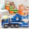 Malplay Žaislinis Policijos vilkiko rinkinys su sraigtasparniu, šviesa ir garsu, 1:16