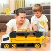 Malplay Žaislinis sunkvežimis trasa su paleidimo įranga ir 2 automobiliais