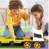 Malplay Žaislinis sunkvežimis trasa su paleidimo įranga ir 2 automobiliais