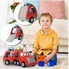 Malplay Žaislinis sunkvežimis vilkikas su automobiliais ir lėktuvu